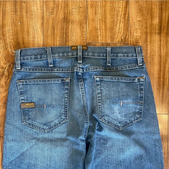 ARIAT Men’s Classic Bootcut M4 Blue Jeans Size 30 x 34 - Picture 10 of 14